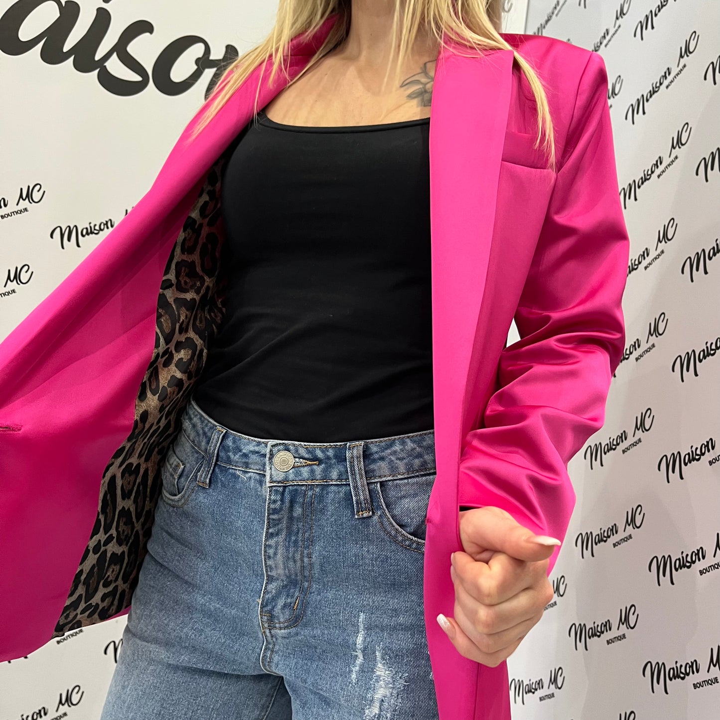 Blazer Jaycì in raso